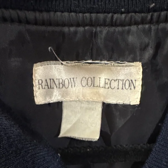 Vintage Colorful Playing Card Bomber Jacket - Picture 2 of 4